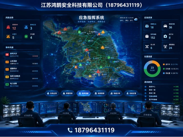 仙桃消防通信指挥展示图